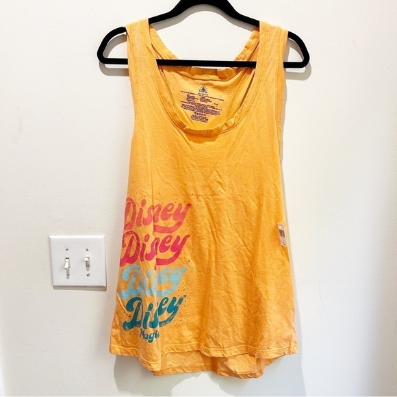 NWT Disney Parks Disney Magic Tank Top Razorback Orange - Picture 1 of 5